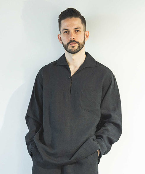 MR.OLIVE /SILKY LINEN / CAPRI SHIRT ミスターオリーブ/シルキーリネン/シルキーリネン / カプリシャツ